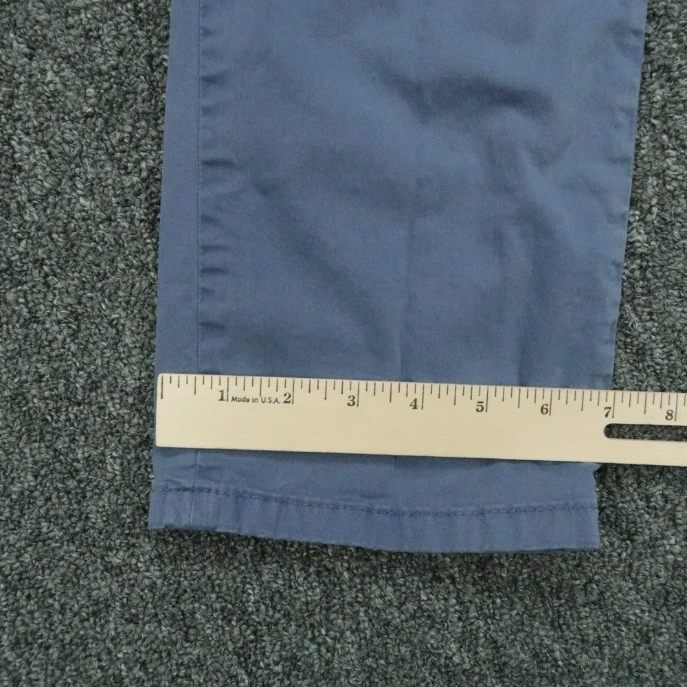 Peter Millar Pants Mens 30x36 Blue Crown Crafted Concorde Garment-Dyed Trouser